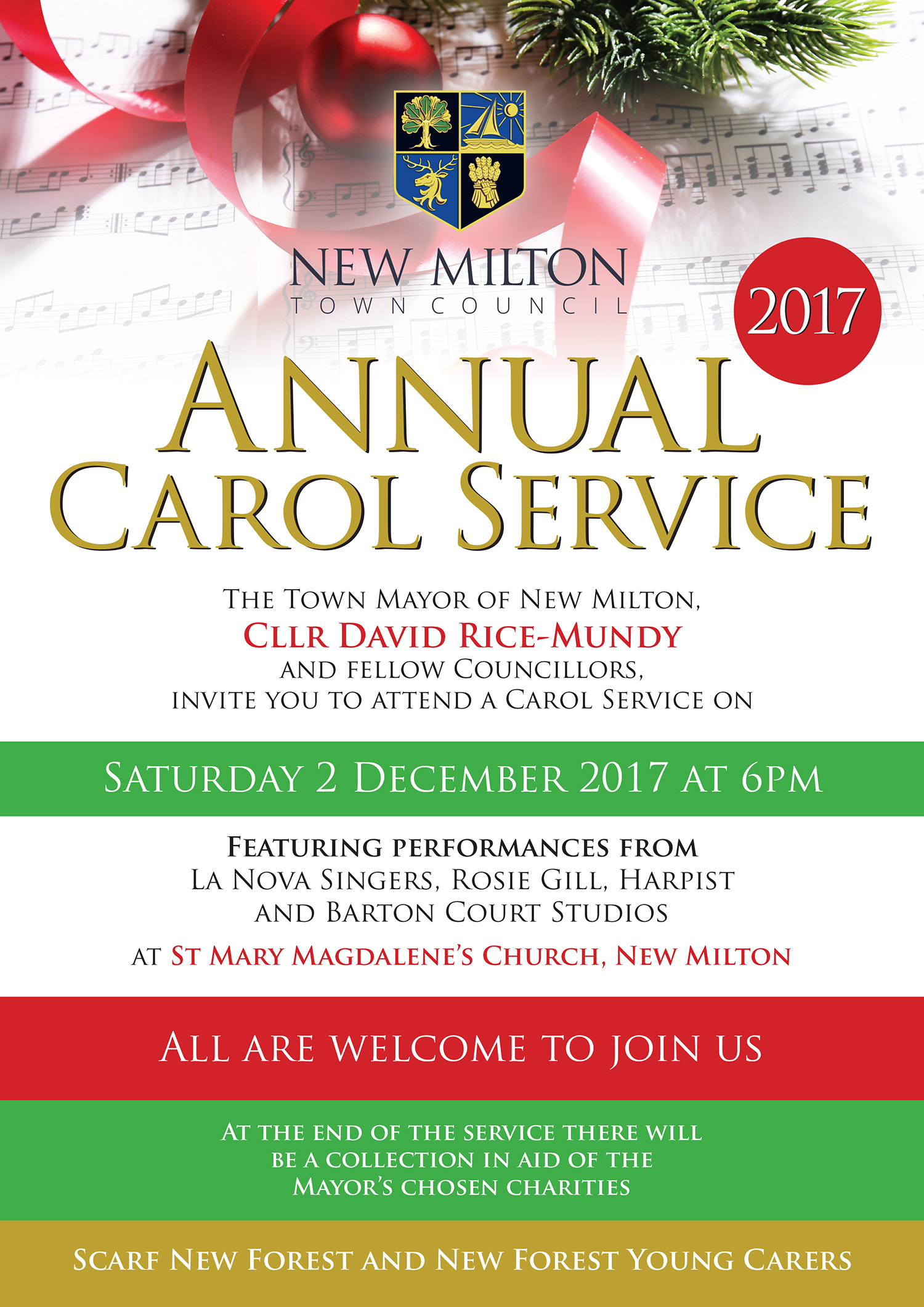 New Milton Christmas Carols 2017